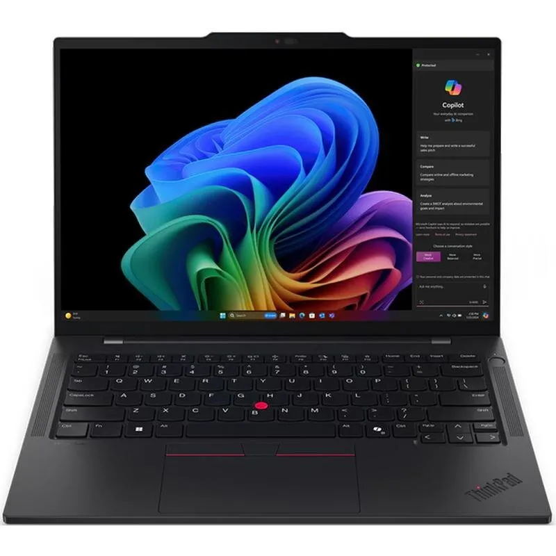Lenovo Laptop Lenovo ThinkPad T14s Gen 6 Intel Core Ultra 7 255U, 14 inch WUXGA, 32GB RAM, 1TB SSD, Windows 11 Pro, Negru (INT Keyboard)