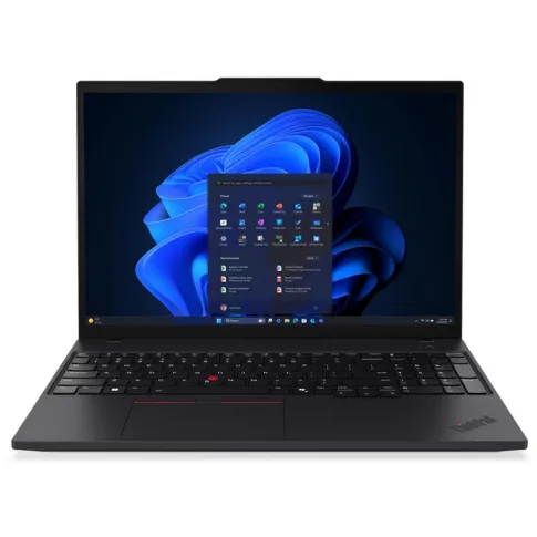 Lenovo Laptop Lenovo ThinkPad T16 Gen 4, Intel Core Ultra 7 255U, 16 inch, WUXGA, 16 GB RAM, 512 GB SSD, Intel Graphics, Windows 11 Pro, Negru