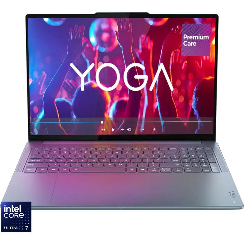 Lenovo Laptop Lenovo Yoga Pro 9 16IAH10, Intel® Core™ Ultra 7 255H, 16 inch, RAM 32 GB, SSD 1 TB, RTX 5060, Windows 11, Albastru