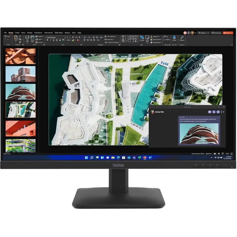 Lenovo Monitor IPS LED Lenovo ThinkVision S27-4e, 27 inch, Full HD (1920 x 1080), VGA, HDMI, 100 Hz, 4 ms, Negru