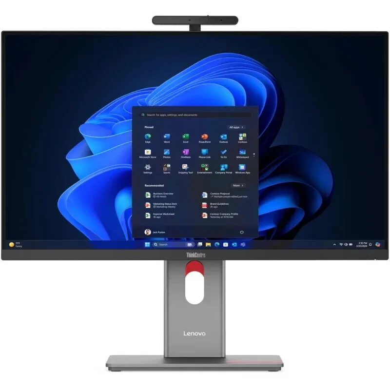 Lenovo Sistem desktop All-In-One PC Lenovo ThinkCentre M90a Pro Gen 6, 27 inch, QHD IPS, Procesor Intel® Core™ Ultra 5 235 3.4GHz Arrow Lake, 16GB RAM, 512B SSD, Intel Graphics, Camera Web, Windows 11 Pro, Negru