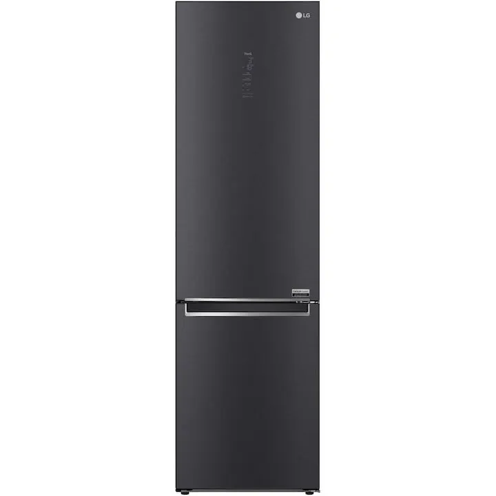 LG Combina frigorifica LG GBB92MCACP, Capacitate 384 l, No Frost, Smart Diagnosis, Wi-Fi, Clasa C, H 203 cm, Negru