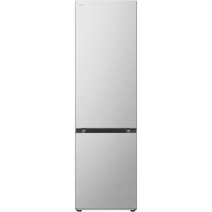 LG Combina frigorifica LG GBV7280DMB, Capacitate 387 l, Clasa D, No Frost, Smart Diagnosis, H 203 cm, Argintiu