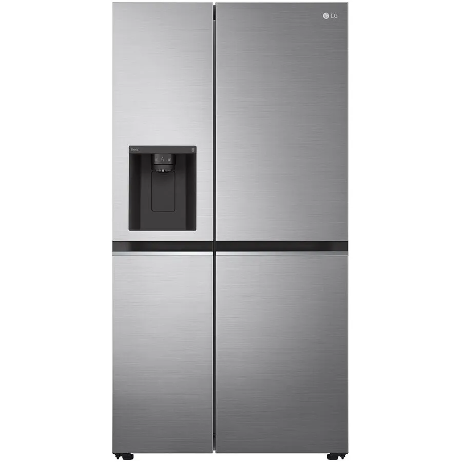 LG Frigider Side by side LG GSLV70PZTE, 635 l, Total No Frost, Dozator apa, Door Cooling, Clasa E, H 179 cm, Argintiu