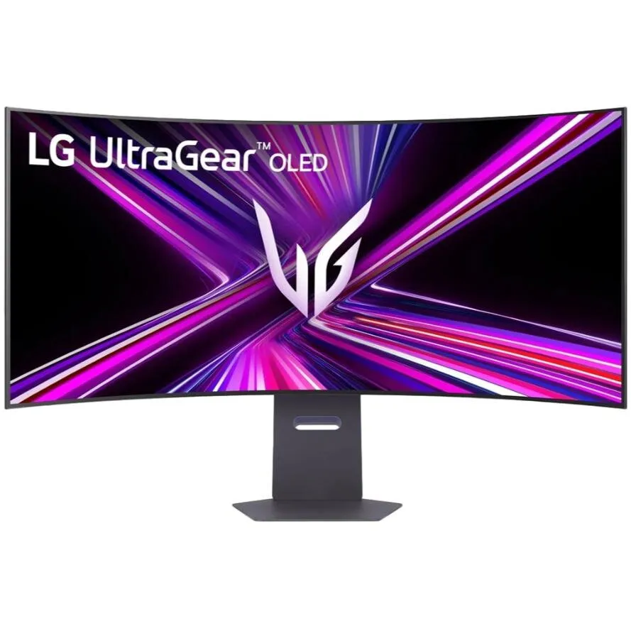 LG Monitor Gaming OLED LG UltraGear GX9, 44.5 inch, 5K2K (5120 x 2160), HDMI, DisplayPort, Boxe, Ecran curbat, 165 Hz, 0.03 ms, Negru
