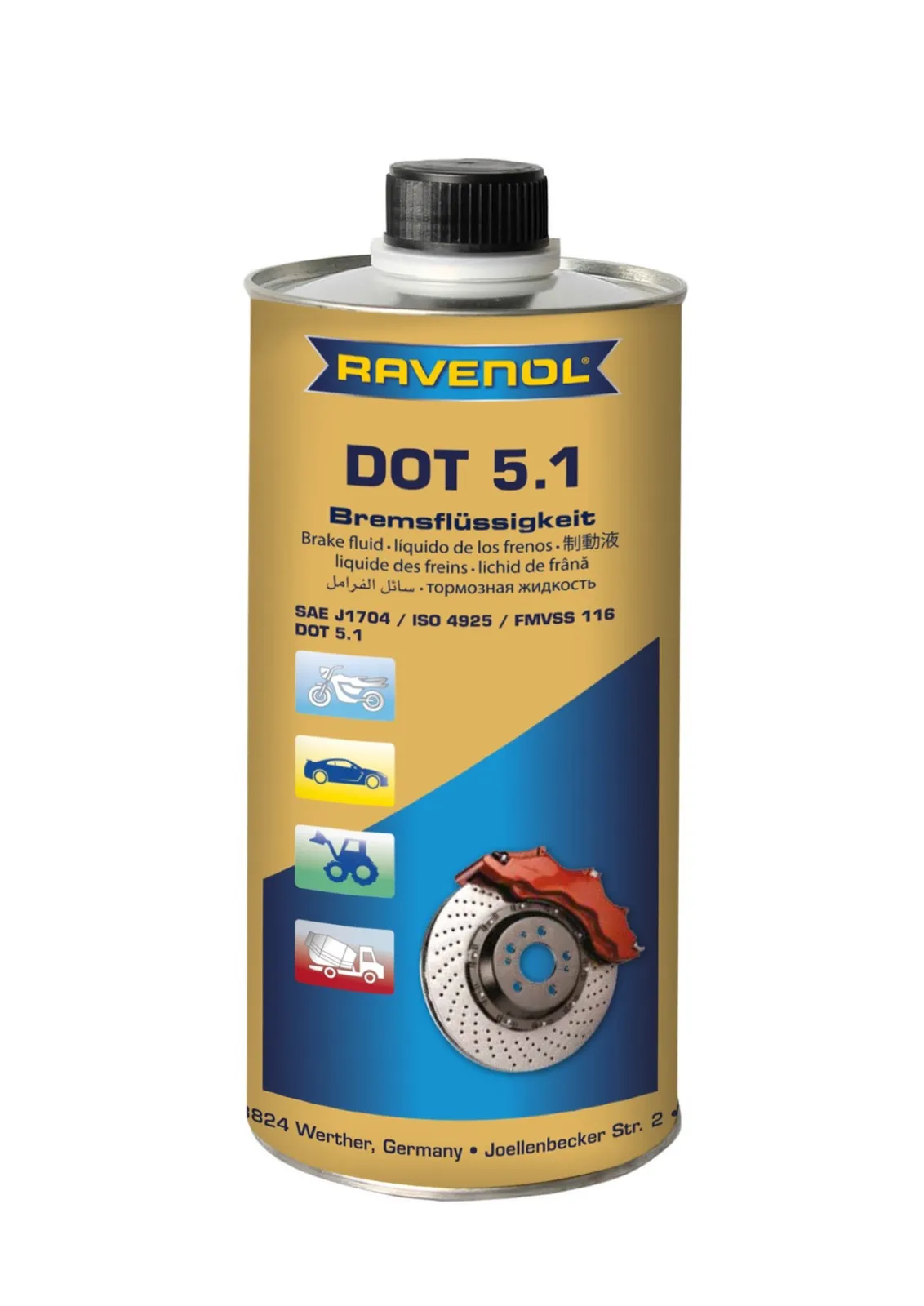 Lichid frana Ravenol DOT 5.1 1 L