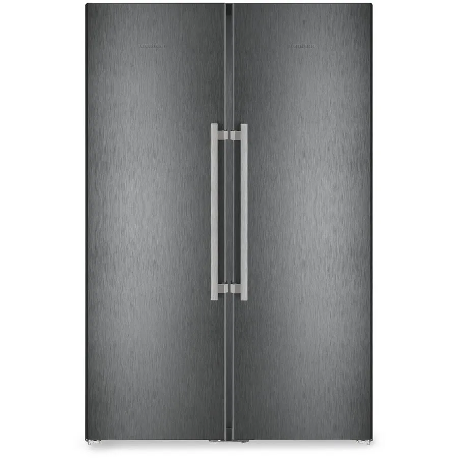 Liebherr Side by Side Liebherr XRFbs 5295 Peak BioFresh, 663L, Clasa D, H 185.5 cm, inox negru