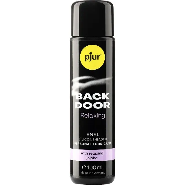 Lubrifiant anal pe bază de silicon PJUR Back Door Relaxing, cu Jojoba, testat dermatologic, compatibil cu prezervative, 100 ml