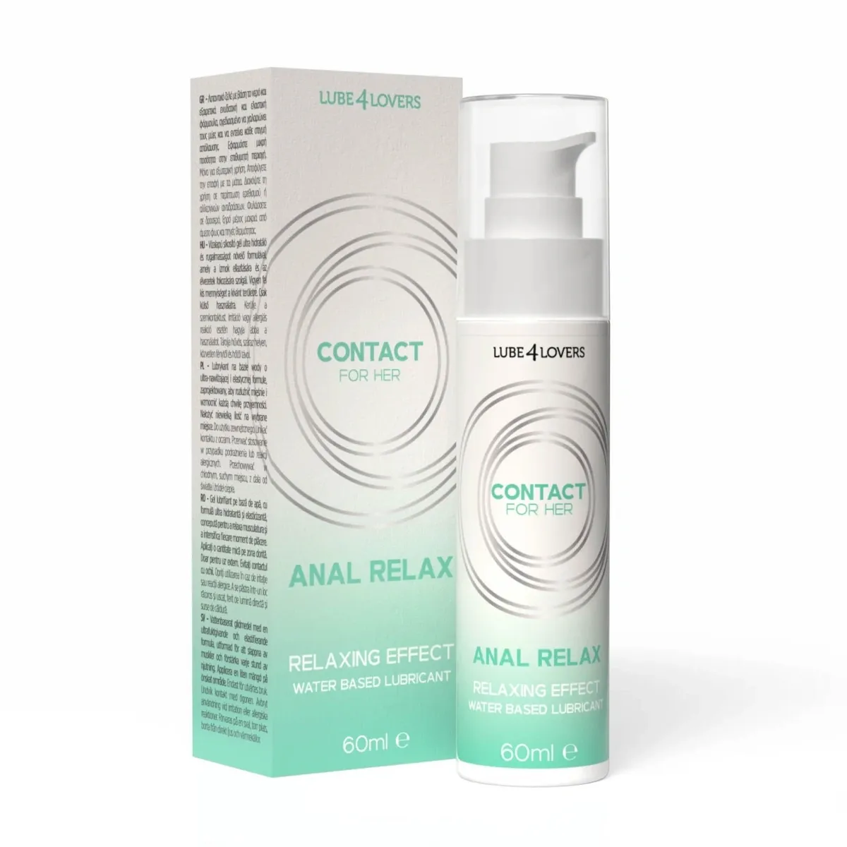 Lubrifiant Anal Relax pe Baza de Apa, 60 ml