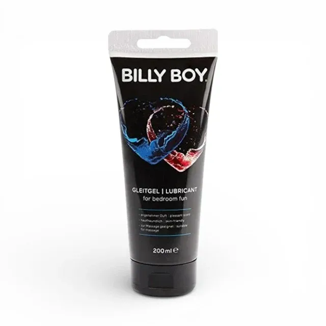 Lubrifiant BILLY BOY Lubricant For Bedroom Fun, pe bază de apă, potrivit pentru masaj, testat dermatologic, 200 ml