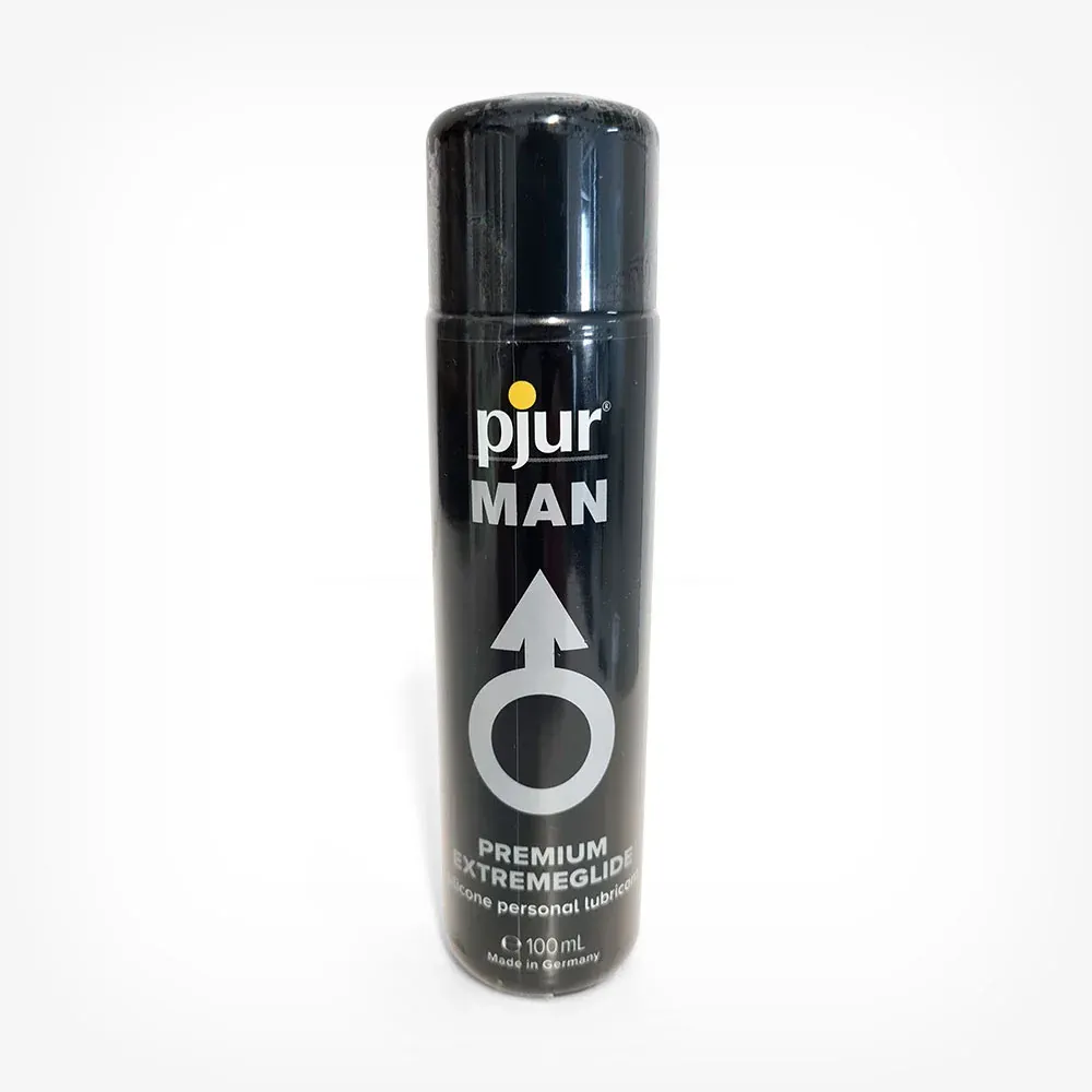 Lubrifiant pe bază de silicon PJUR Man Premium EXTREME, pentru bărbați, fără parfum și parabeni, compatibil cu prezervative și jucării erotice, 100 ml