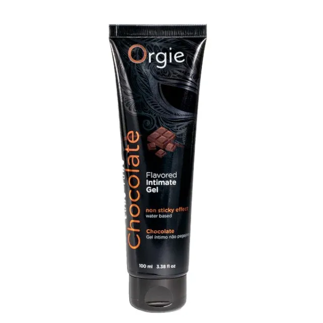Lubrifiant cu aromă ORGIE Flavored Intimate Gel - Chocolate, pe bază de apă, aromă de ciocolată, 100 ml