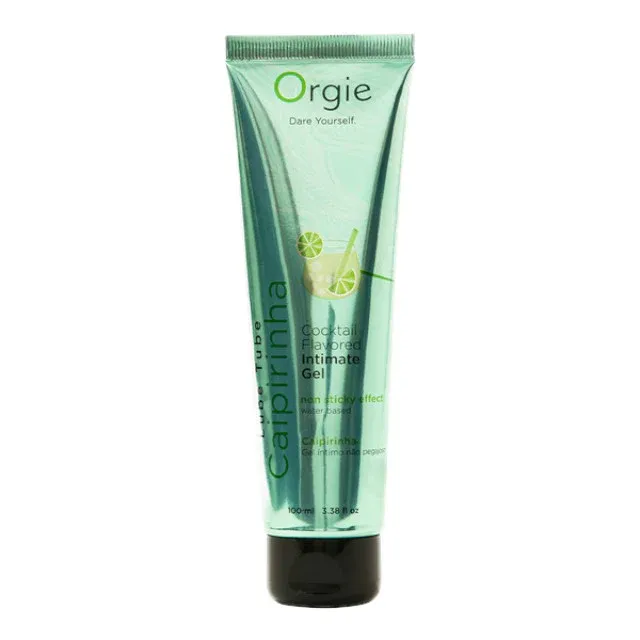 Lubrifiant cu aromă ORGIE Lube Tube - Cocktail Intimate Gel CAIPIRINHA, pe bază de apă, 100 ml