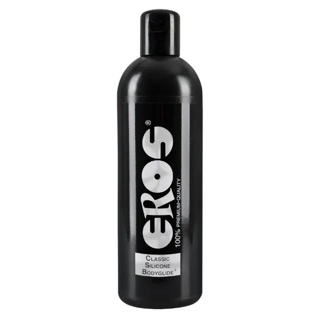 Lubrifiant EROS Classic Silicone Bodyglide, pe bază de silicon, efect de lungă durată, compatibil cu prezervative, 1000 ml