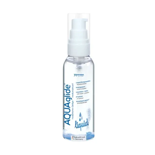 Lubrifiant gel premium AQUAglide Original Liquid, pentru lubrifiere de lungă durată, pe bază de apă, 50 ml