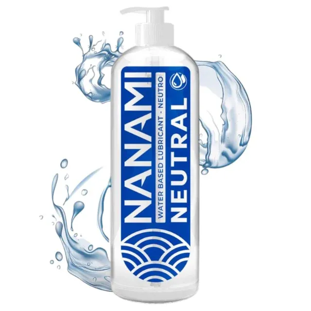 Lubrifiant NANAMI Neutral, pe bază de apă, potrivit pentru lubrifiere și masaj, fără parfum, 1000 ml