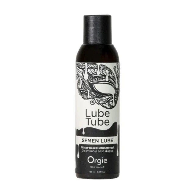 Lubrifiant ORGIE Lube Tube - Semen Lube, pe bază de apă, cu efect de spermă artificială, 150 ml