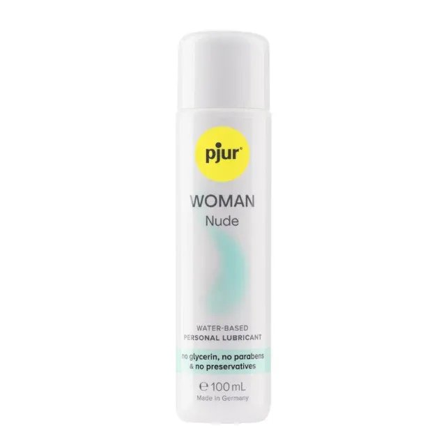 Lubrifiant pe bază de apă PJUR Woman Nude, cu ingrediente naturale, fără parabeni și glicerină, 100 ml