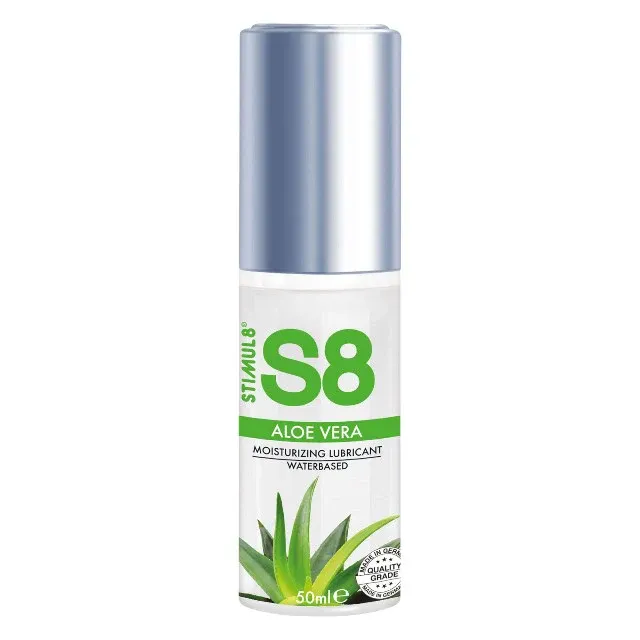 Lubrifiant pe bază de apă S8 Aloe Vera Moisturizing Lubricant, efect hidratant, fără parabeni, 125 ml