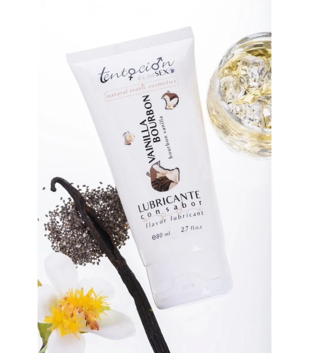 Lubrifiant pe Baza de Apa Aroma Vanilie de Bourbon 80 ml