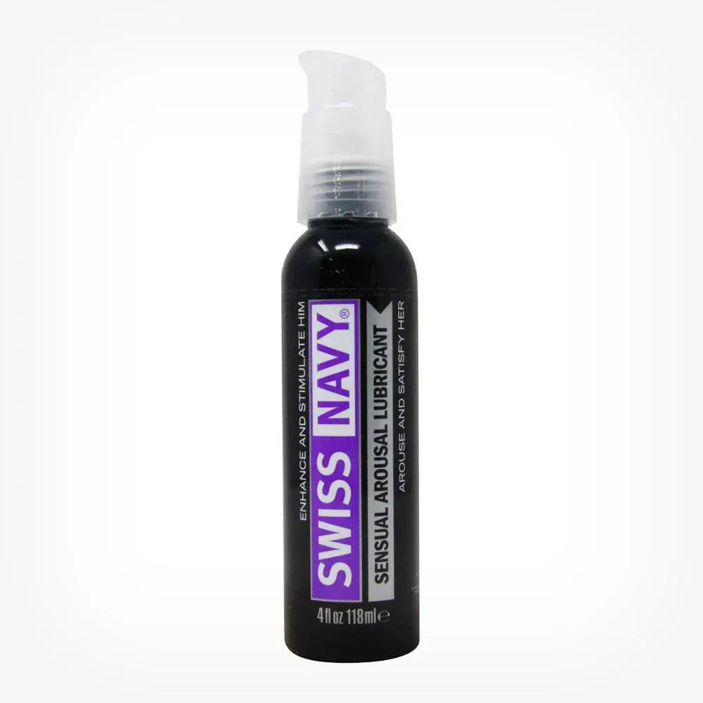 Lubrifiant premium, Swiss Navy Sensual Arousal, cu stimulare sexuala, pe baza de apa, 118ml