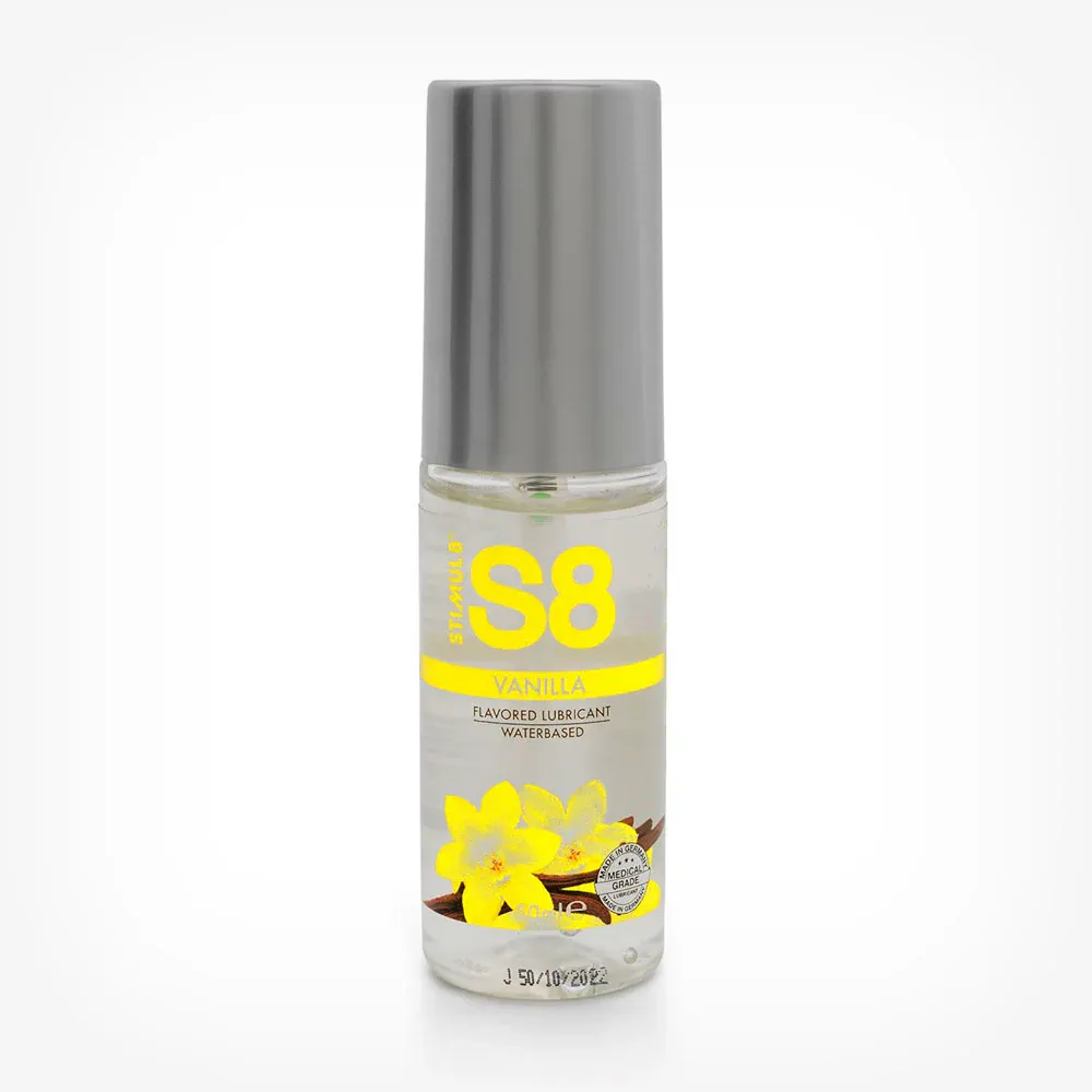 Lubrifiant S8 Lube Vanilla, cu aroma de vanilie, pe baza de apa, 50 ml