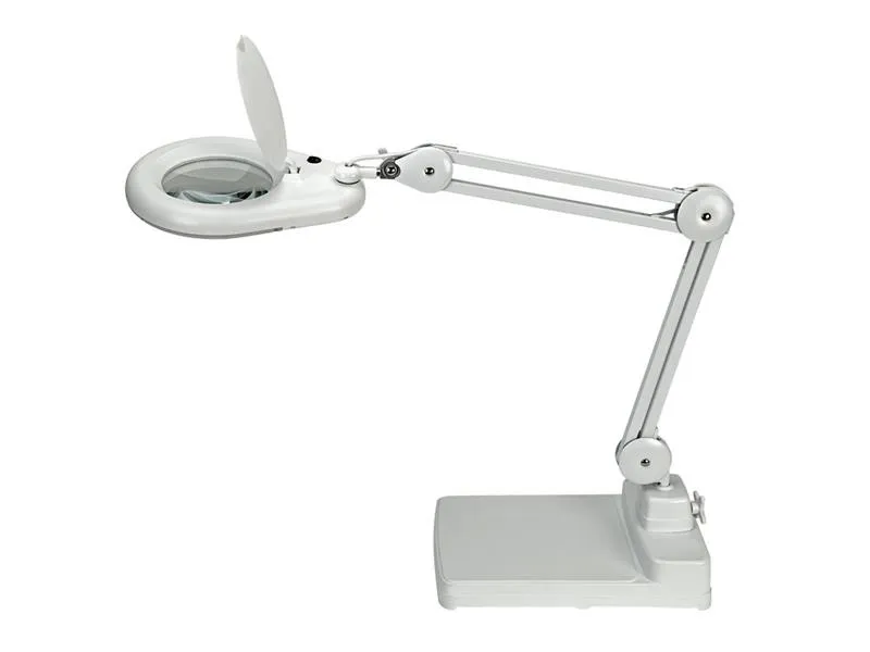 Lupă de masă cu iluminare suport pedestal Geti GDM 15
