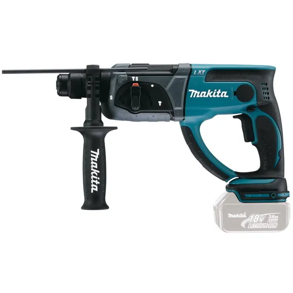 Makita Ciocan rotopercutor LXT, Makita DHR202Z, 18V, SDS-PLUS, 1,9 J, fara acumulatori, Verde -Negru