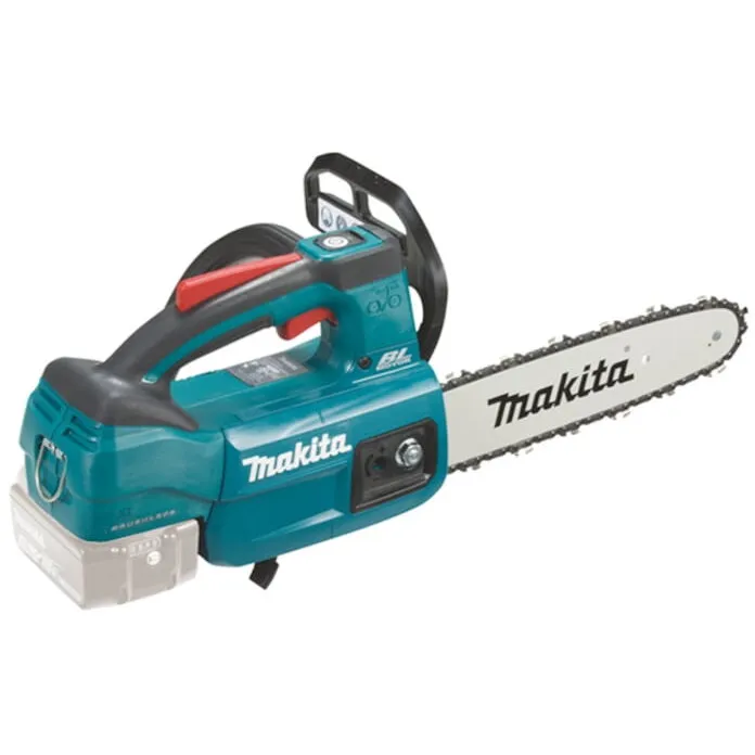 Makita Drujba (fierastrau electric) cu lant pe acumulator Makita DUC254Z,18 V,lungime lama 25 cm,viteza lant 24 m/s,pas lant 3/8,canelura lant 1.1 mm,fara incarcator si acumulator in setul de livrare