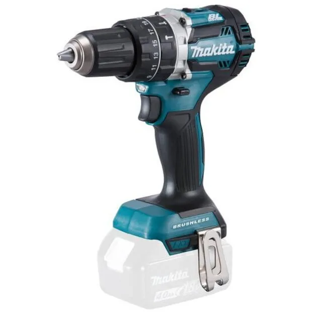 Makita Masina de gaurit si insurubat cu percutie Makita DHP484Z, Negru-albastru, Acumulator 18V, 1.6 kg, Fara acumulator si incarcator
