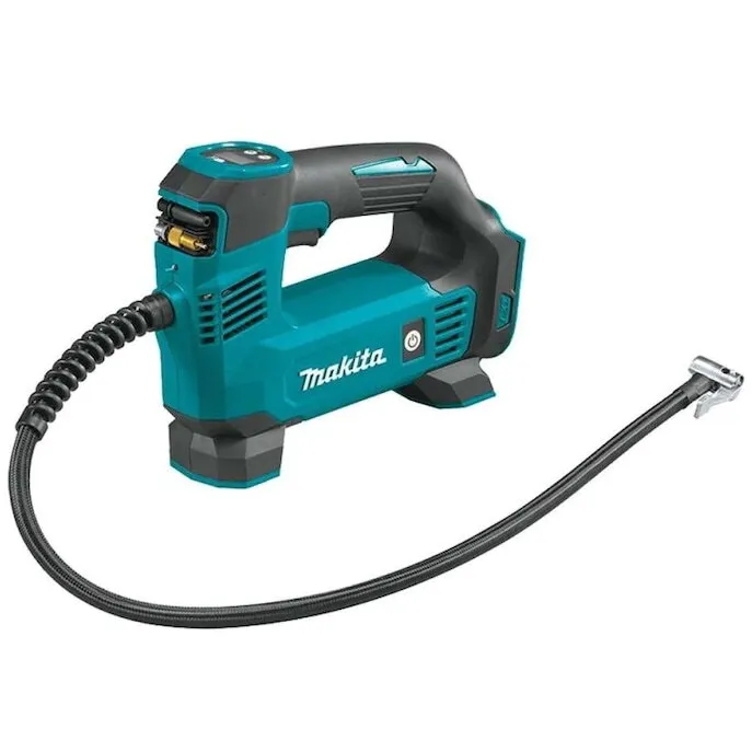Makita Pompa de aer Makita DMP180Z, 8.3 bar, 18 V, cu indicator de presiune, fara acumulator, iluminare LED