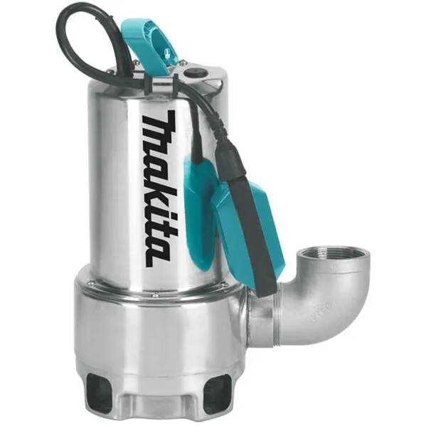 Makita Pompa submersibila apa murdara Makita PF1110,corp inox, 1100 W, 15000 l/h debit apa,absorbtie 5 m,inaltime refulare 10 m, cablu alimentare 10 m, Argintiu