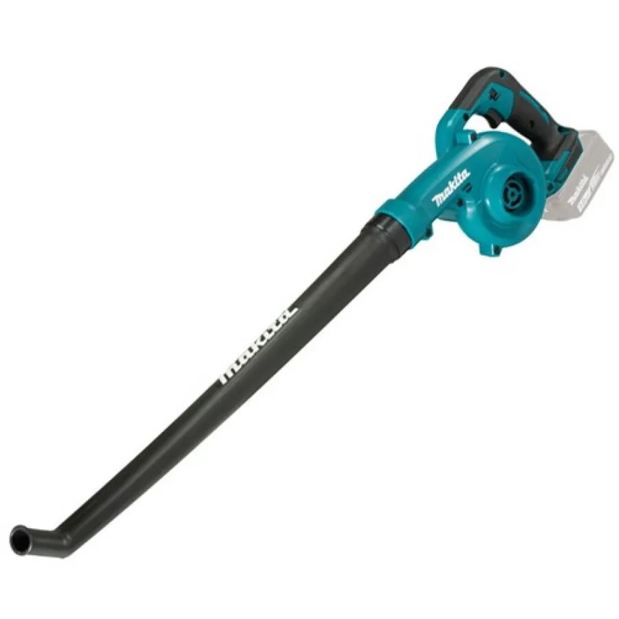 Makita Suflanta pentru frunze pe acumulator, 18 V, Makita DUB186Z, debit maxim aer 3.2 mc-min, viteza aer 68 m-s, 3 trepte de viteza, fara incarcator si acumulator in setul de livrare, Turcoaz-Negru