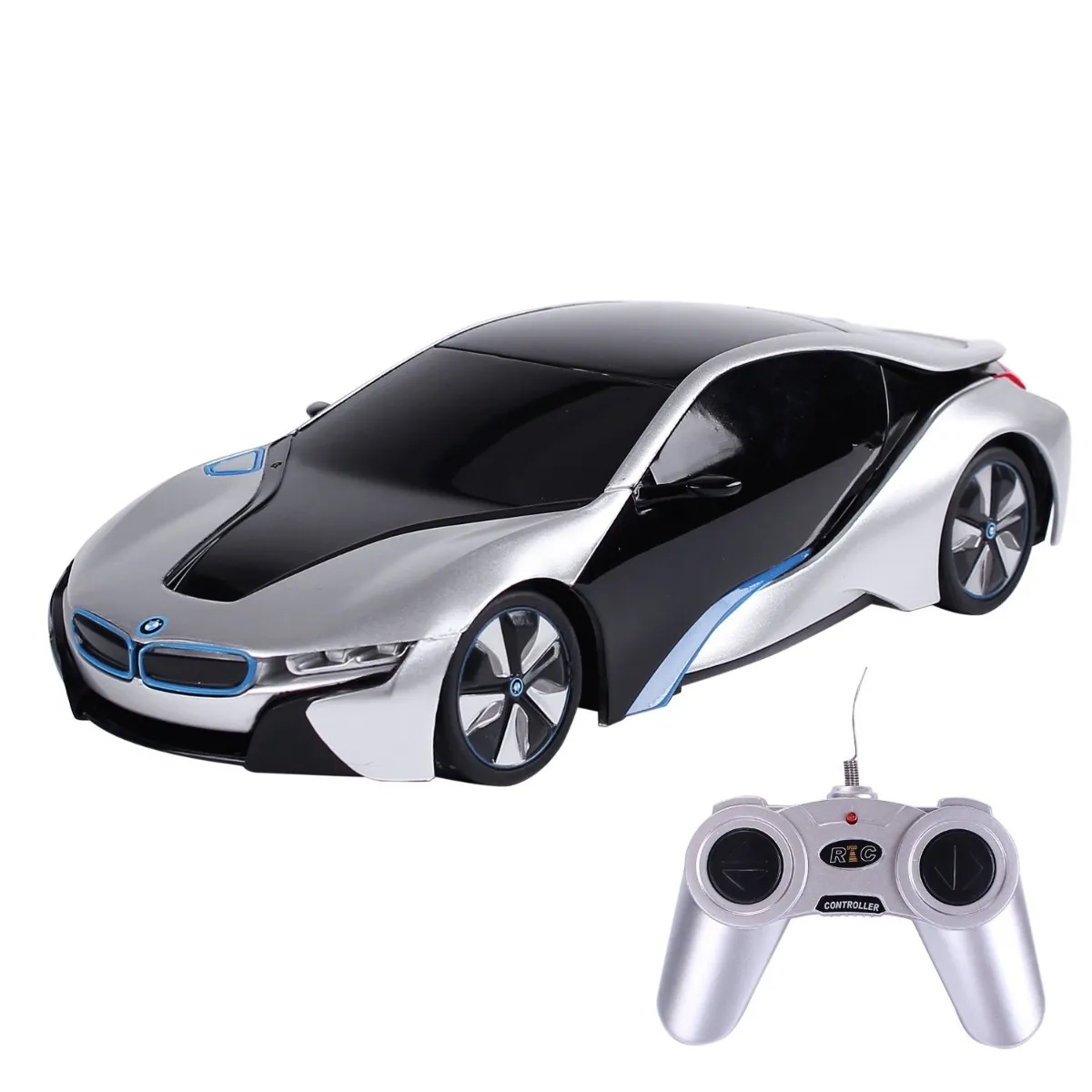 Masina cu telecomanda Rastar BMW I8, 1:24, Gri