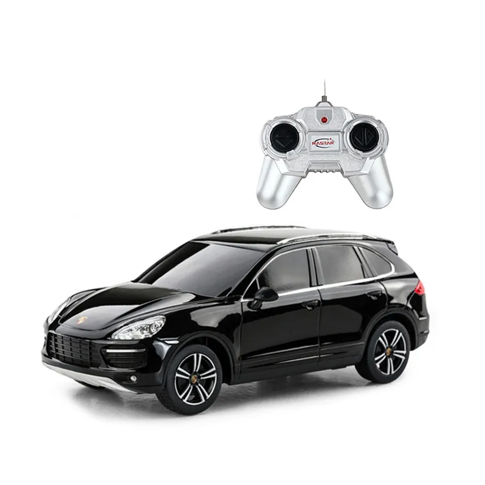 Masina cu telecomanda Rastar Porsche Cayenne Turbo, 1:24, Negru