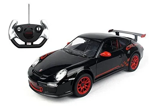 Masina cu telecomanda Rastar Porsche GT3 1:14,  Negru