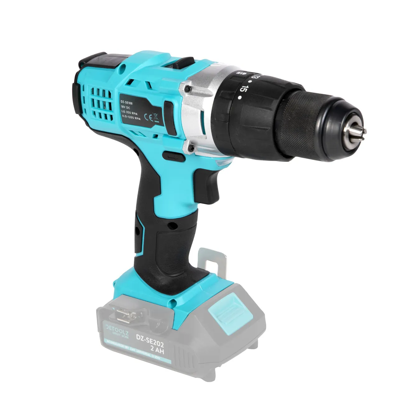 Masina de gaurit si insurubat cu percutie DZ-SE188, 35Nm 18V Li-ion, fara acumulator si incarcator