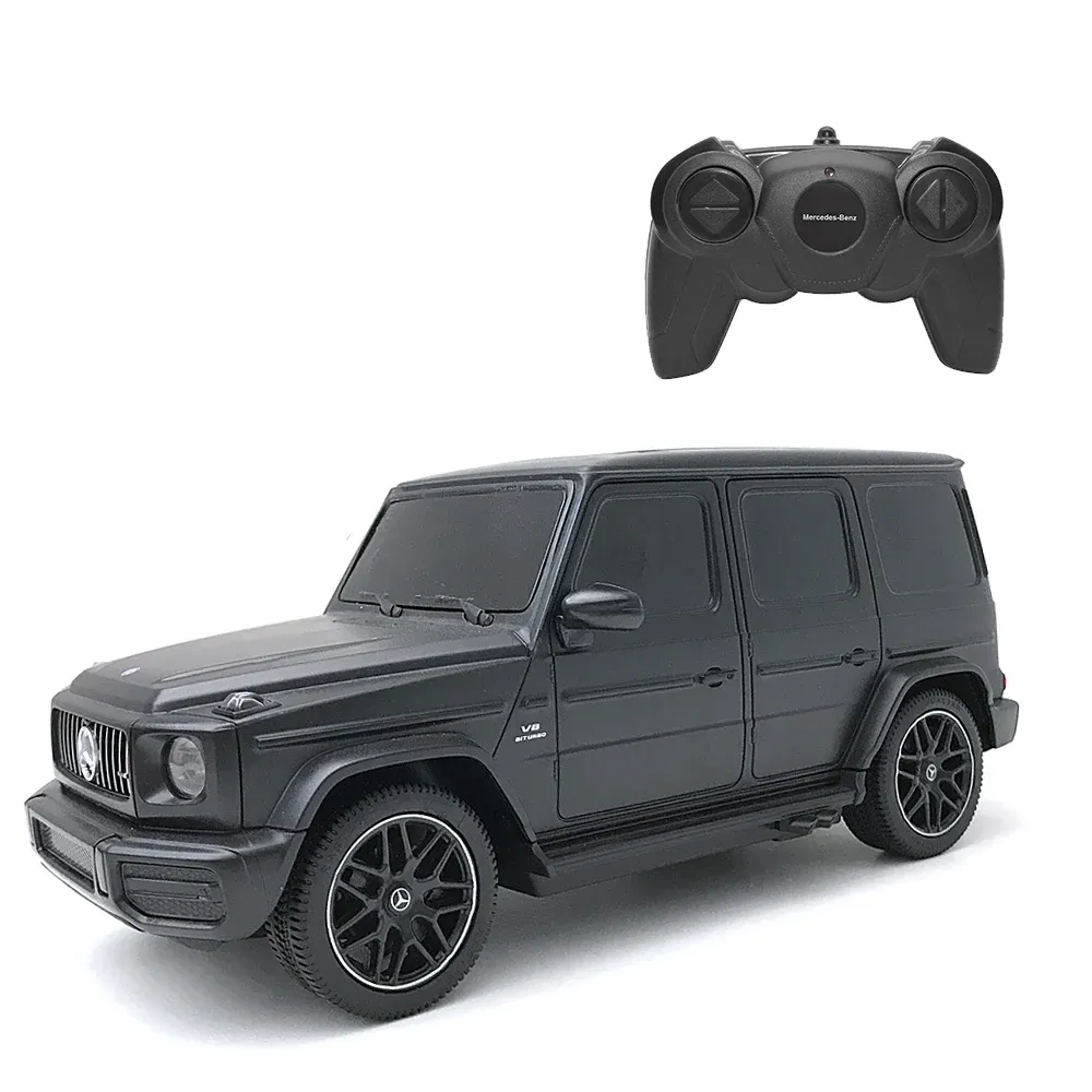 Masinuta cu telecomanda Rastar, Mercedez-Benz G63 AMG, 1:24, Negru