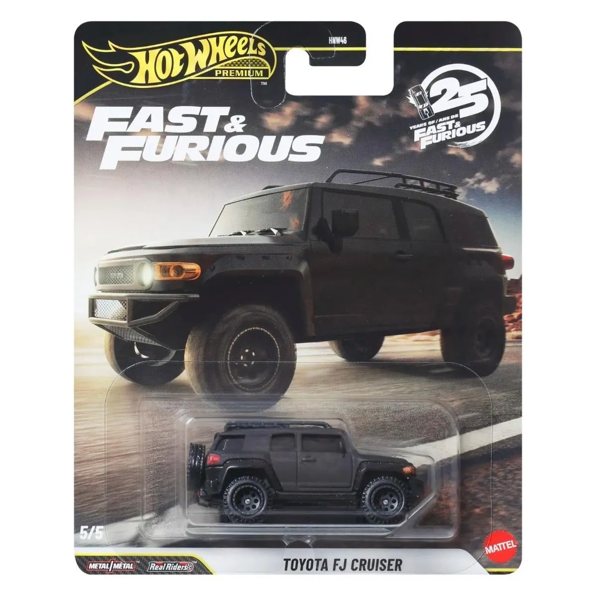 Masinuta Fast and Furious, Hot Wheels, Toyota FJ Cruiser, JHW69