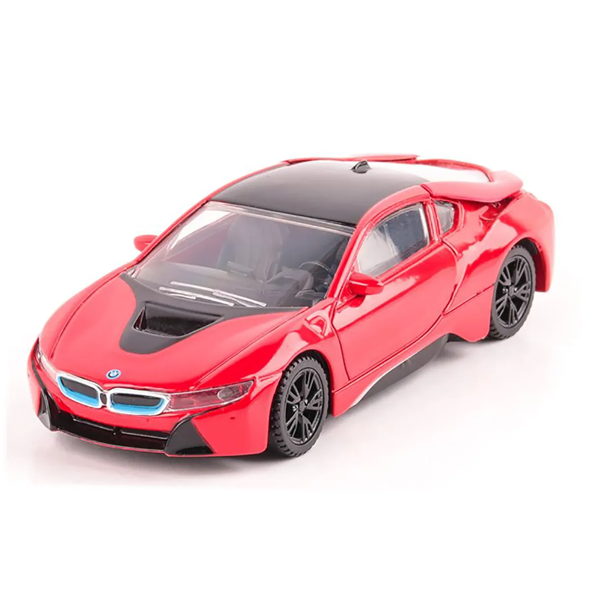Masinuta Rastar BMW I8, Rosu, 1:43