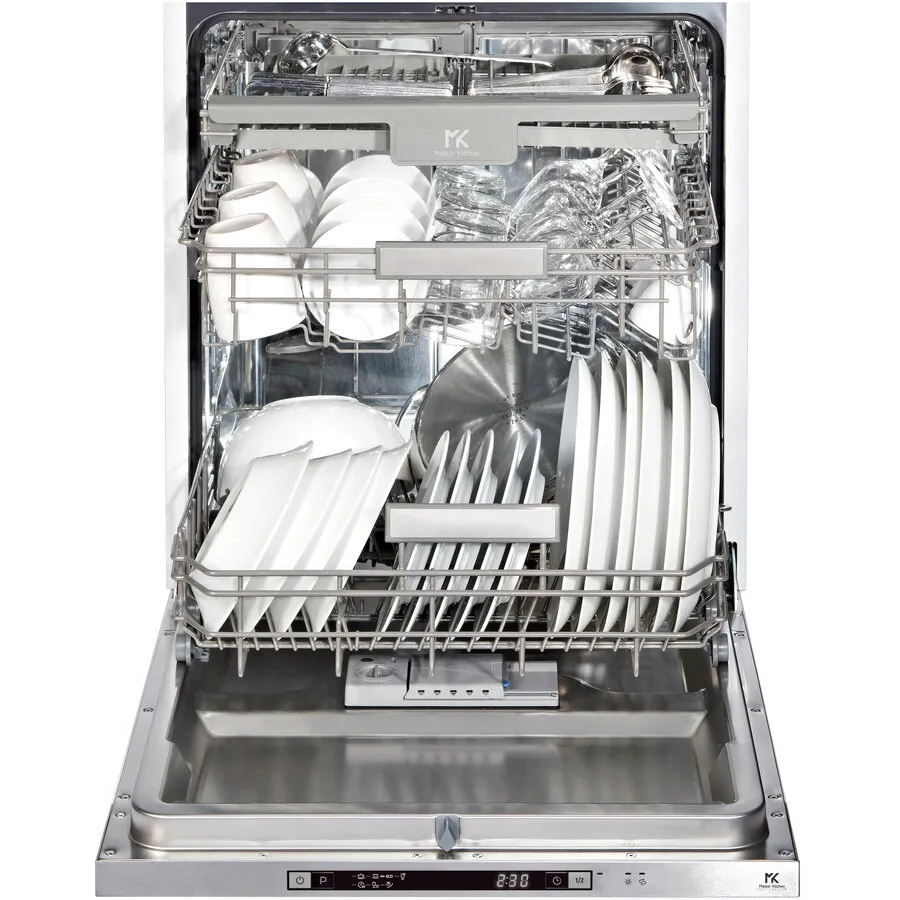 Master&nbsp;Kitchen Masina de spalat vase incorporabila Master Kitchen MKDW FI607314-EHPD, 14 seturi, 7 programe, 3 cosuri, Clasa D, Aquastop, 60 cm