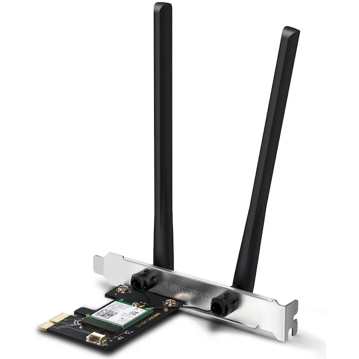 MERCUSYS Adaptor wireless Mercusys MA80XE, AX3000, PCIe, Dual-Band, Wi-Fi 6 , Bluetooth 5.2, MU-MIMO