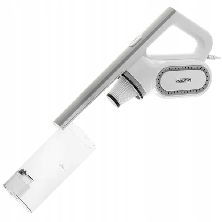 Mesko Aspirator vertical 2 in 1, Mesko MS7058, ciclonic, 400 W, 220-240 V, 0.5L, 7 m cablu, Alb