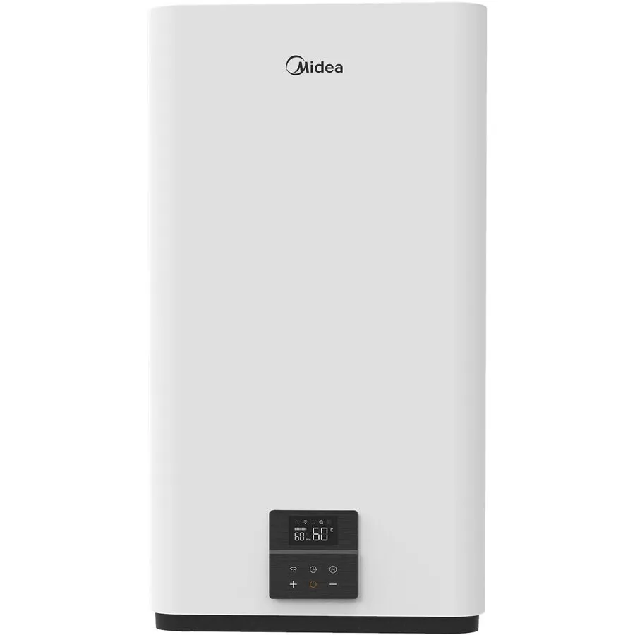 Midea Boiler electric Midea, seria Salute, model Double Tank, volum 100L, control electronic, Supapa de siguranta de reducere a presiunii, protectie supraincalzire, Wifi
