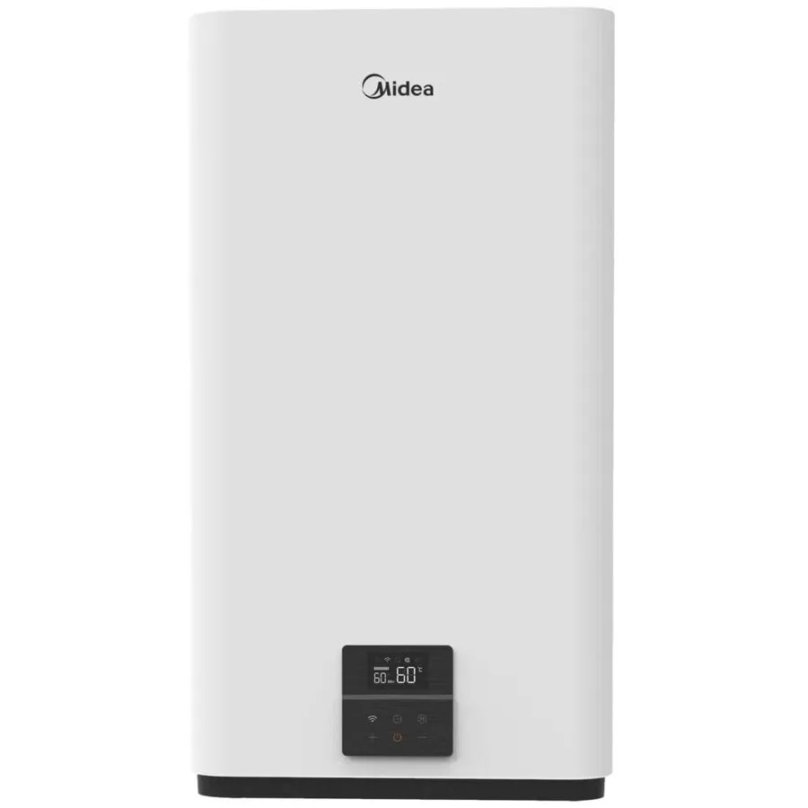 Midea Boiler electric Midea, seria Salute, model Double Tank, volum 80L, control electronic, Supapa de siguranta de reducere a presiunii, protectie supraincalzire, Wifi