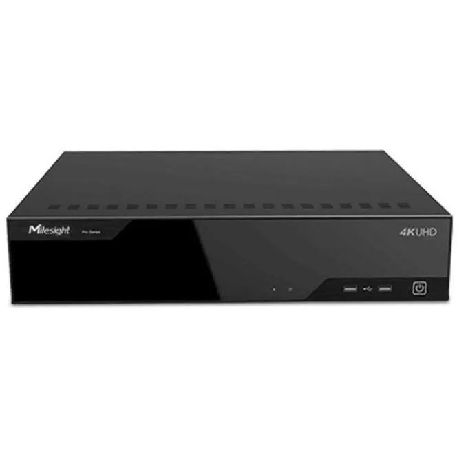 MILESIGHT&nbsp;TECHNOLOGY Sistem NVR Milesight Seria 8000 MS-N8032-G, 32 canale, 12MP, 2.0U, Negru