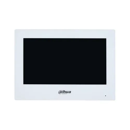 Monitor videointerfon Dahua VTH2621GW-WP IP touch screen 7'', Wi-Fi, PoE, SIP, alb