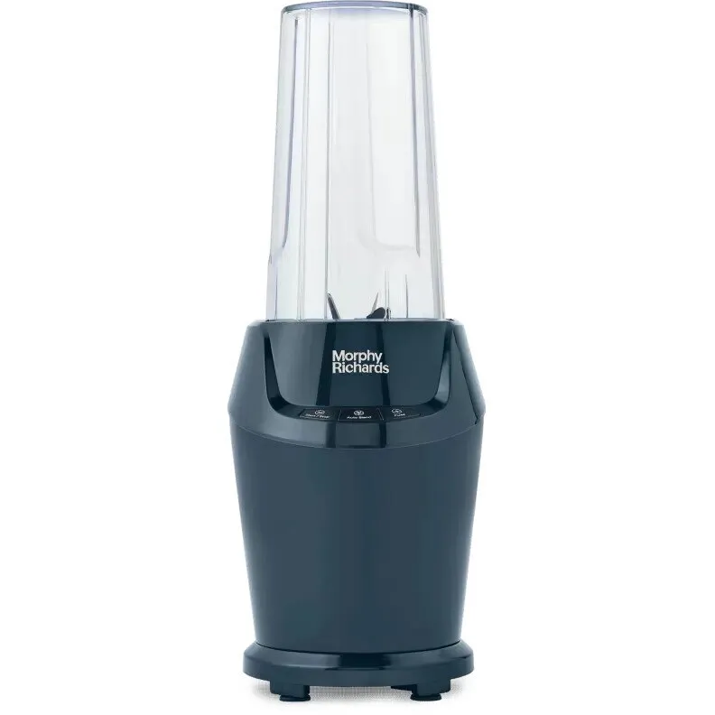 Morphy&nbsp;Richards Descriere Blender Morphy Richards Compact Sports, 2 Recipiente,  0.7L + 0.5L, 1000W, Albastru