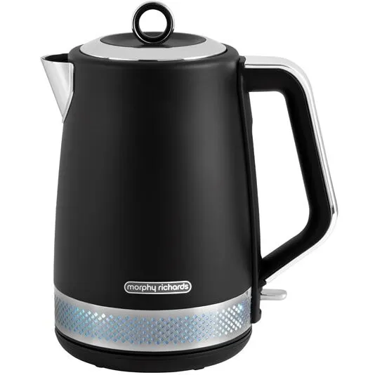 Morphy&nbsp;Richards Fierbator Morphy Richards Illumination 108020, 2200W, 1.7 l, Negru-Argintiu