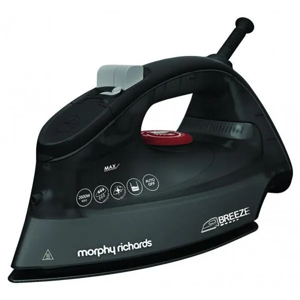 Morphy&nbsp;Richards Fierului de calcat cu abur, Morphy Richards, Iron Steam, 2800 W, Black Ceramic